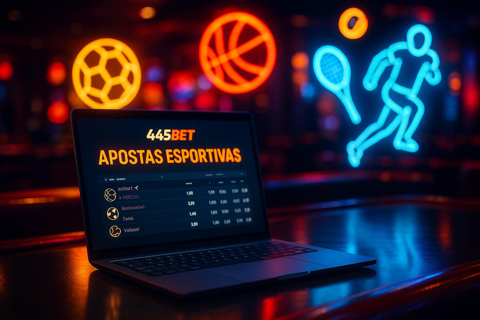 Apostas esportivas no cassino online 445BET