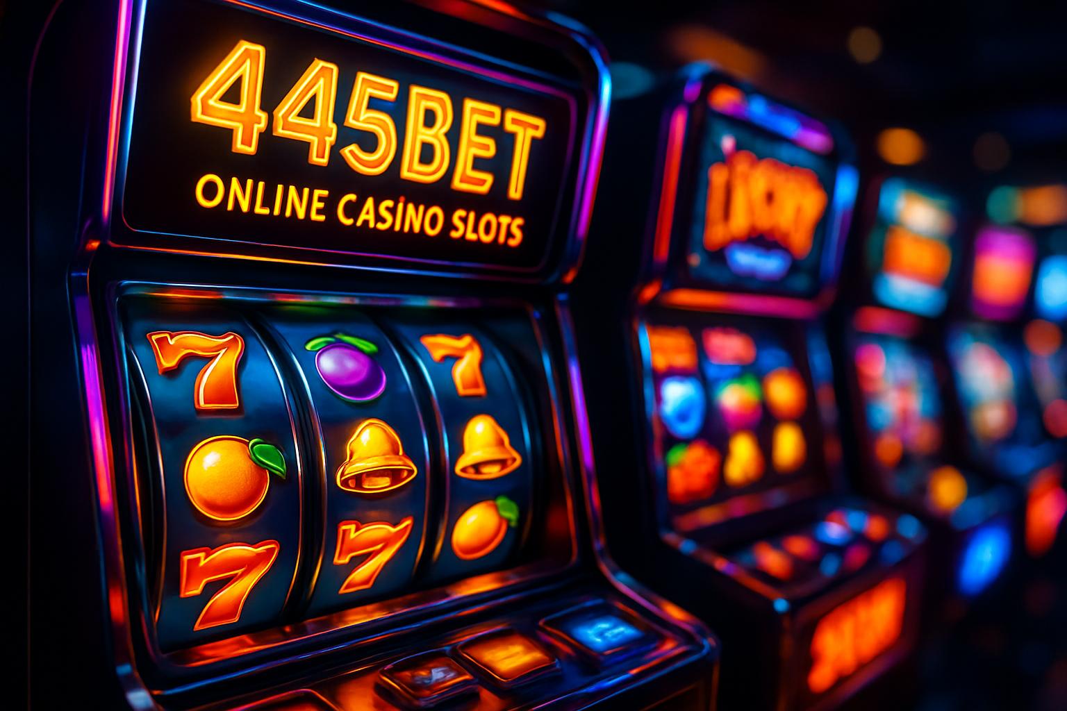 Explore o mundo das slot machines no 445BET Casino